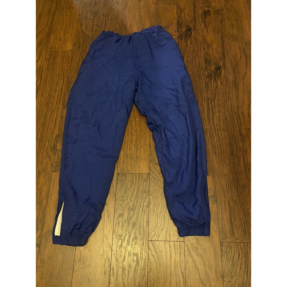 Dunlop 90s  Track Pants Mens Size medium blue Athletic Windbreaker Nylon